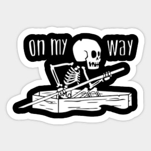 On my way Sticker